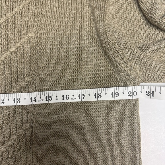 Liz Claiborne Taupe Sweater Dress Medium NWT $138 - Picture 6 of 7